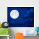 Night Sky And Moon Wall Decal