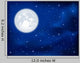 Night Sky And Moon Wall Decal