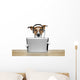 Dog With Headset And Tablet Wall Decal