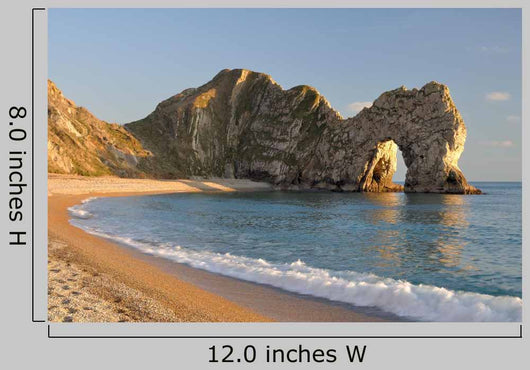 Late Evening Light Durdle Door - Horizontal Wall Decal