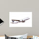 Commercial Plane Model White Wall Decal