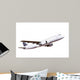 Commercial Plane Model White Wall Decal