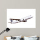 Commercial Plane Model White Wall Decal