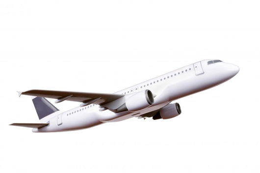 Commercial Plane Model White Wall Decal