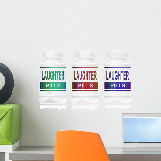 Laughter Pills Wall Decal