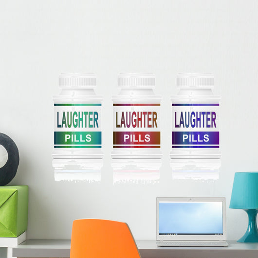 Laughter Pills Wall Decal
