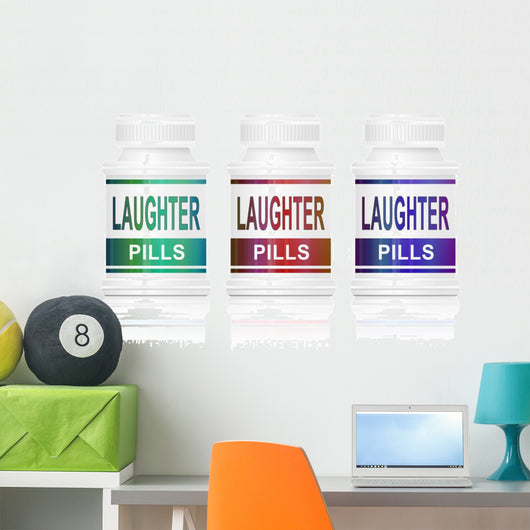 Laughter Pills Wall Decal