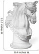 3D Model Horse Head Wall Decal