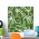 Seamless Texture With Peacock Wall Decal