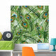 Seamless Texture With Peacock Wall Decal