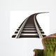 Curved Railroad Track Wall Decal