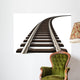 Curved Railroad Track Wall Decal