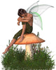 Fairy Boy Sitting Toadstool Wall Decal