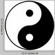 Yin Yang Symbol Wall Decal