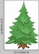 Nature Tree Fir Wall Decal
