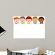 Cute Cartoon Kids Frame Wall Decal
