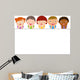 Cute Cartoon Kids Frame Wall Decal