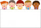 Cute Cartoon Kids Frame Wall Decal