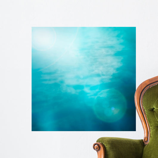 Bokeh Summer Sea Wall Decal