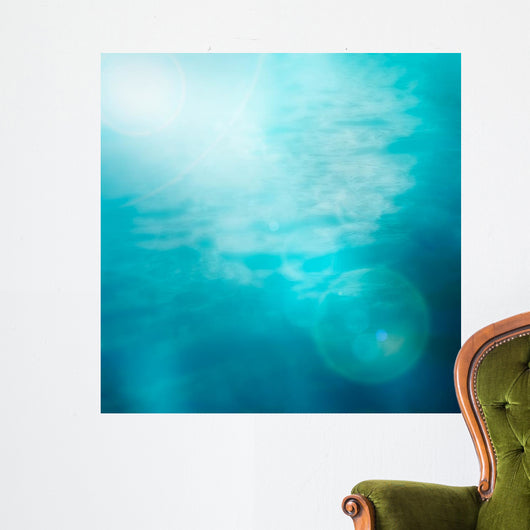 Bokeh Summer Sea Wall Decal