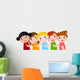 Group Children Having Fun Wall Decal