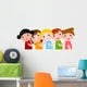 Group Children Having Fun Wall Decal