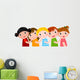 Group Children Having Fun Wall Decal