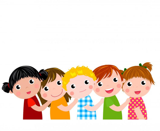 Group Children Having Fun Wall Decal