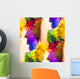 Abstract Seamless Color Splash Wall Decal