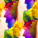 Abstract Seamless Color Splash Wall Decal
