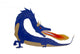 Painted Blue Flaming Dragon Wall Decal