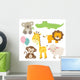 Animal Set Wall Decal