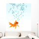 Goldfish and Bubbles Wall Decal