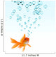High Resolution Image Goldfish Wall Decal