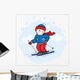 Olympic Skier Wall Decal
