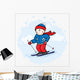 Olympic Skier Wall Decal