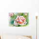 Watercolor Flower-Rose Wall Decal