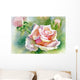 Watercolor Flower-Rose Wall Decal