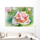 Watercolor Flower-Rose Wall Decal