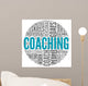 Coaching Concept Tag Cloud Wall Decal