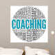 Coaching Concept Tag Cloud Wall Decal
