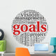 Goals Concept Word Tag Wall Decal