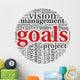 Goals Concept Word Tag Wall Decal