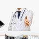 Closeup Male Doctor Showing Wall Decal