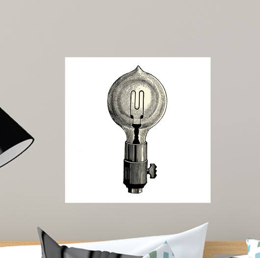 Ampoule Lectrique Wall Decal