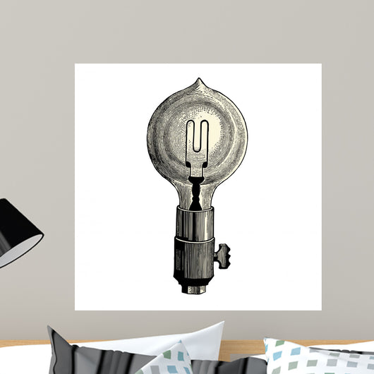 Ampoule Lectrique Wall Decal
