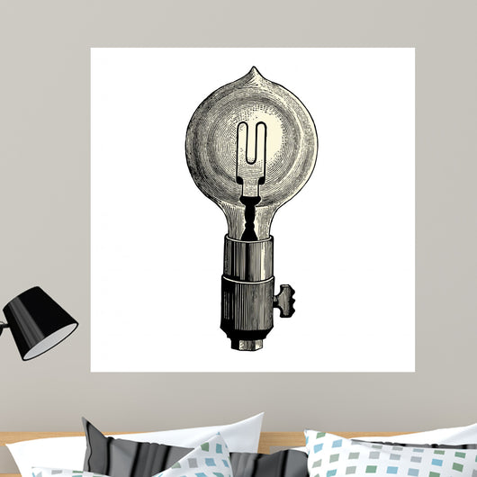 Ampoule Lectrique Wall Decal