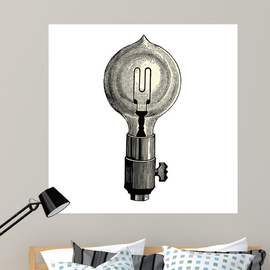 Ampoule Lectrique Wall Decal