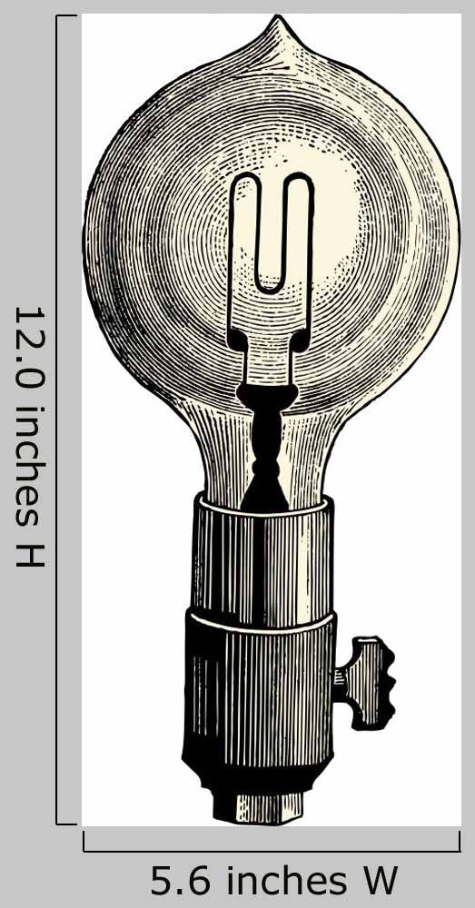Ampoule Lectrique Wall Decal