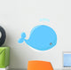 Cute Whale Cartoon Wall Decal